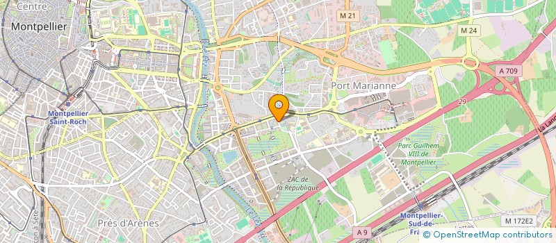 localisation de l'entreprise MADAME SOLENE ISOARD à MONTPELLIER
