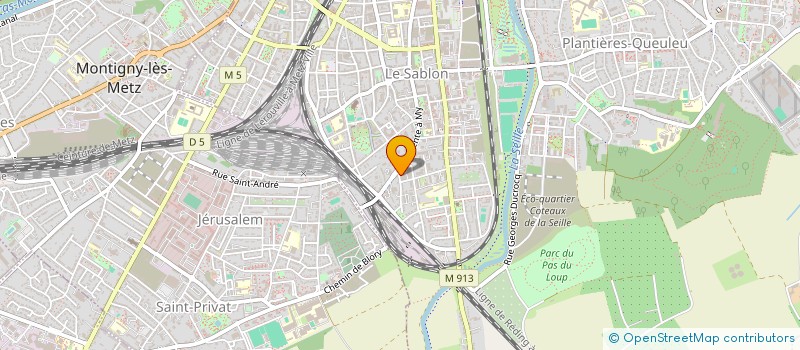 localisation de l'entreprise MADAME SOLENE JACOB  METZ