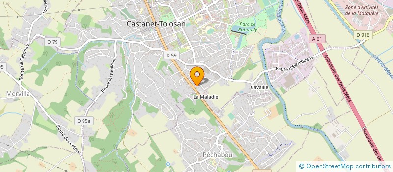 localisation de l'entreprise MADAME SOLENE JANVROT à CASTANET-TOLOSAN