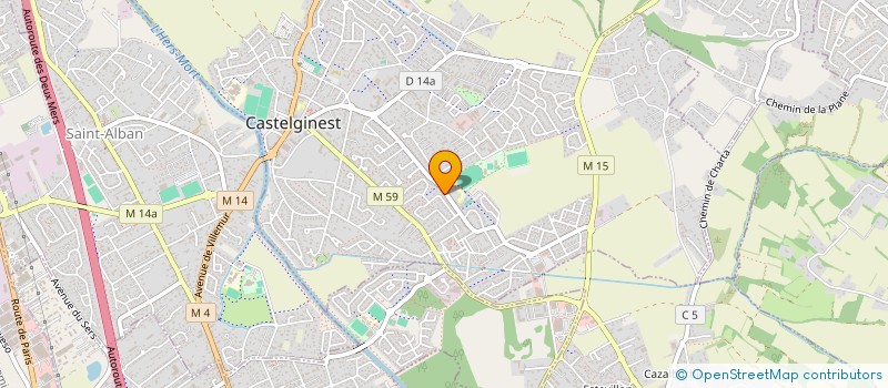 localisation de l'entreprise MADAME SOLENE JIN  CASTELGINEST