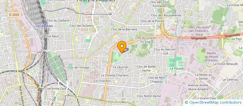 localisation de l'entreprise MADAME SOLENE JOLIVET à ORLEANS