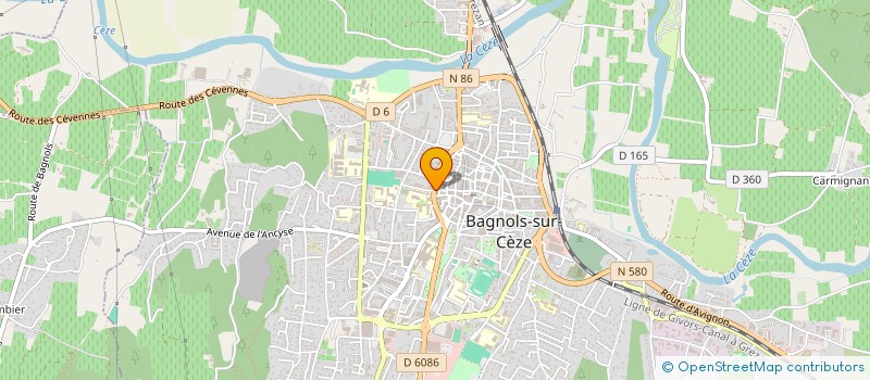 localisation de l'entreprise MADAME SOLENE JOUVENOT à BAGNOLS-SUR-CEZE
