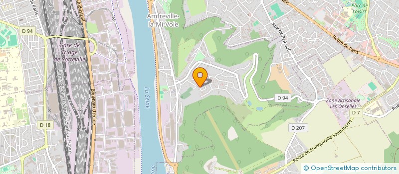 localisation de l'entreprise MADAME SOLENE JUSTIN  AMFREVILLE-LA-MI-VOIE