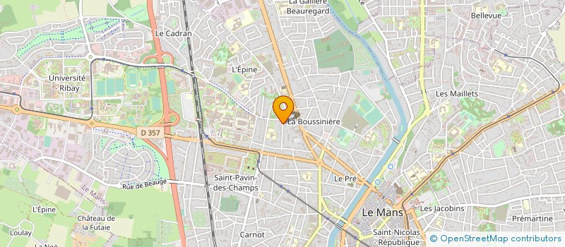 localisation de l'entreprise MADAME SOLENE KEBIN  LE MANS