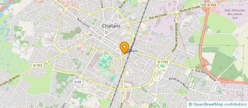 localisation de l'entreprise MADAME SOLENE KRAGBA à CHALLANS