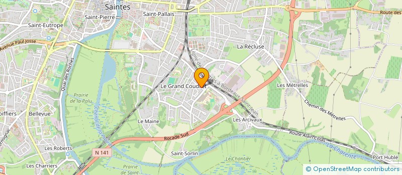 localisation de l'entreprise MADAME SOLENE LABELLE à SAINTES