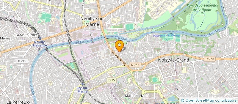 localisation de l'entreprise MADAME SOLENE LACRITICK  NOISY-LE-GRAND