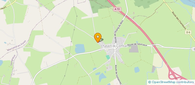 localisation de l'entreprise MADAME SOLENE LAFFETER  CHALAIN-LE-COMTAL