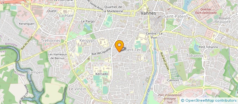 localisation de l'entreprise MADAME SOLENE LAFOY à VANNES