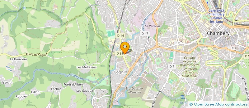 localisation de l'entreprise MADAME SOLENE LAMY  COGNIN