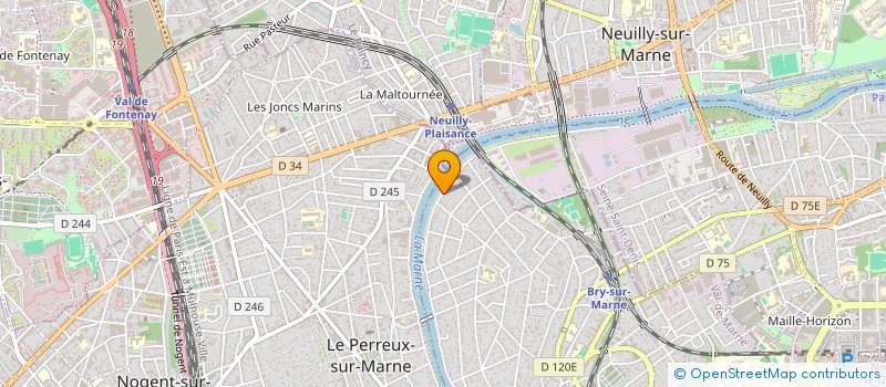 localisation de l'entreprise MADAME SOLENE LAZAYRES  BRY-SUR-MARNE