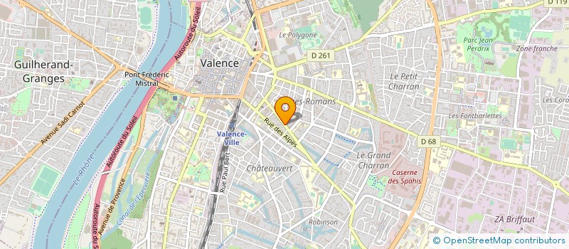 localisation de l'entreprise MADAME SOLENE LE BARS  VALENCE