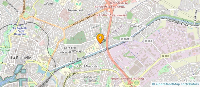 localisation de l'entreprise MADAME SOLENE LE BOURHIS  LA ROCHELLE