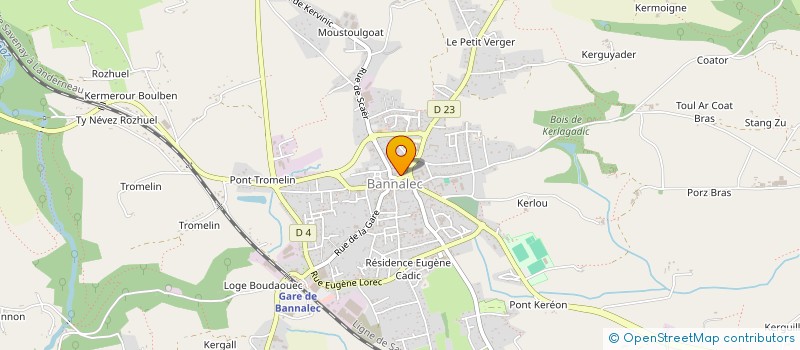 localisation de l'entreprise MADAME SOLENE LE BRONZE à BANNALEC