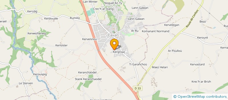 localisation de l'entreprise MADAME SOLENE LE CABEC  PRAT