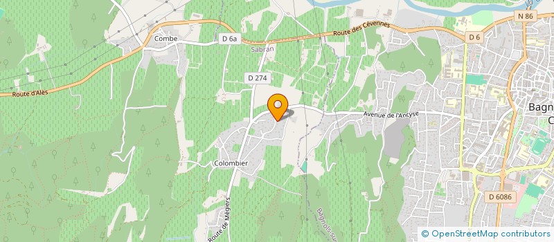 localisation de l'entreprise MADAME SOLENE LE GOFF  SABRAN