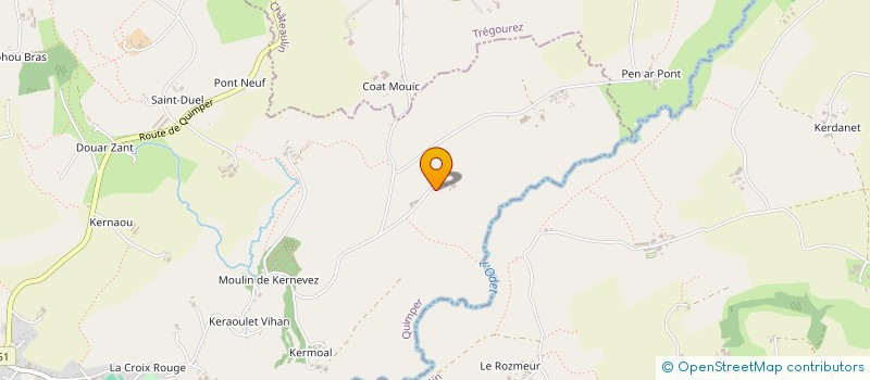 localisation de l'entreprise MADAME SOLENE LE GRAND  LANGOLEN