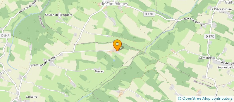 localisation de l'entreprise MADAME SOLENE LE HINCHET  PEGUILHAN