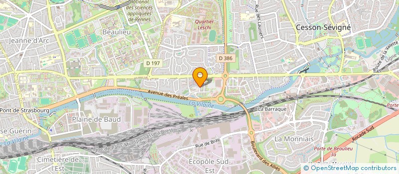 localisation de l'entreprise MADAME SOLENE LE MECHEC  CESSON-SEVIGNE