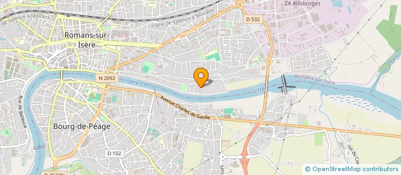 localisation de l'entreprise MADAME SOLENE LELONG  ROMANS-SUR-ISERE