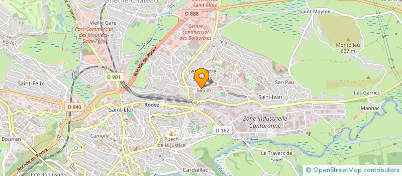 localisation de l'entreprise MADAME SOLENE LEROUX  ONET-LE-CHATEAU