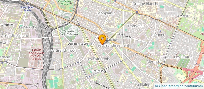 localisation de l'entreprise MADAME SOLENE LINOSSIER  LYON