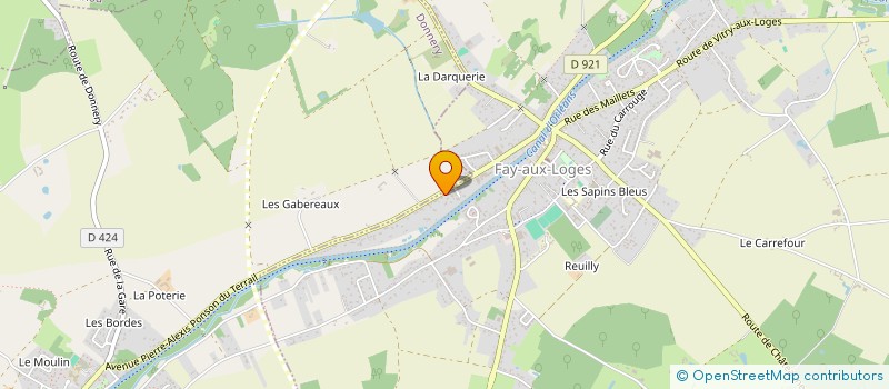 localisation de l'entreprise MADAME SOLENE LORIEUX  FAY-AUX-LOGES
