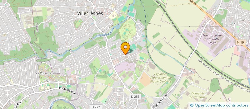 localisation de l'entreprise MADAME SOLENE LOUBAKY  VILLECRESNES