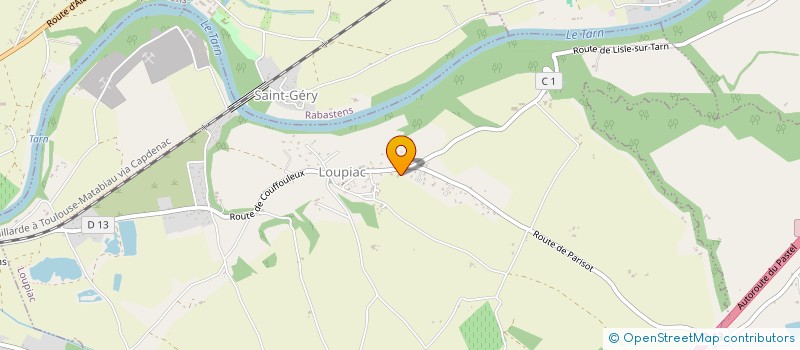 localisation de l'entreprise MADAME SOLENE MABILLE  LOUPIAC