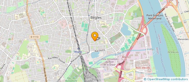 localisation de l'entreprise MADAME SOLENE MAILLARD à BEGLES
