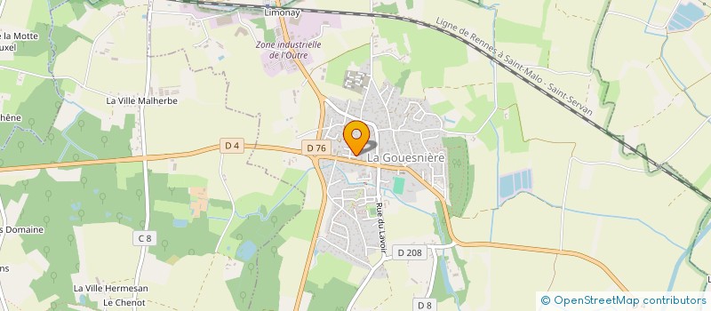 localisation de l'entreprise MADAME SOLENE MARCILLE  LA GOUESNIERE