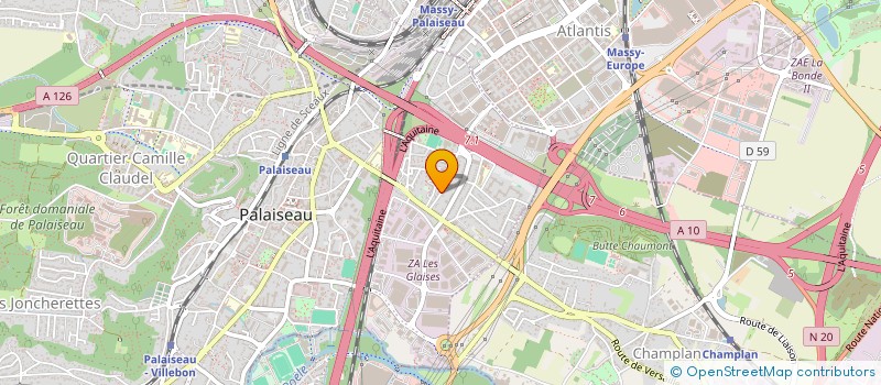 localisation de l'entreprise MADAME SOLENE MARIN-MATHOLAZ  PALAISEAU