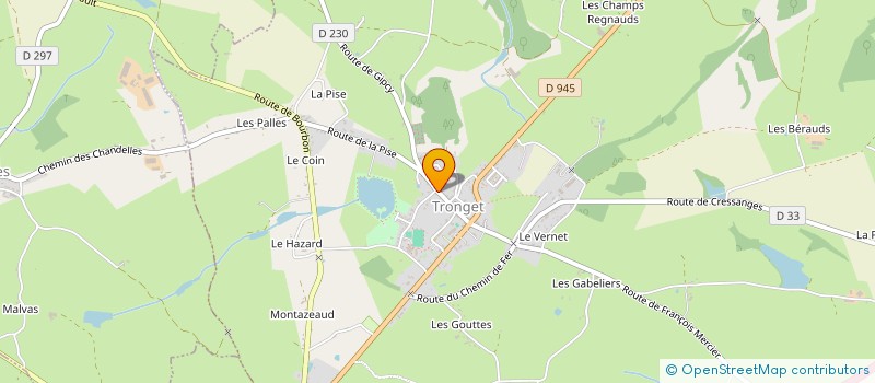 localisation de l'entreprise MADAME SOLENE MARTIN  TRONGET