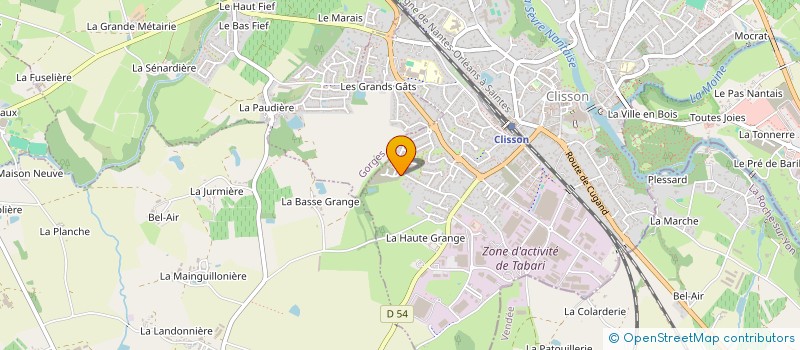 localisation de l'entreprise MADAME SOLENE MARTINEAU à CLISSON