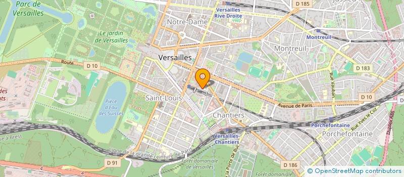 localisation de l'entreprise MADAME SOLENE MASSE à VERSAILLES