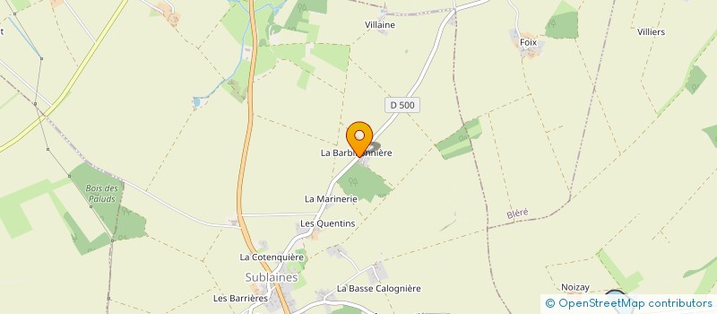 localisation de l'entreprise MADAME SOLENE MAURICE  SUBLAINES