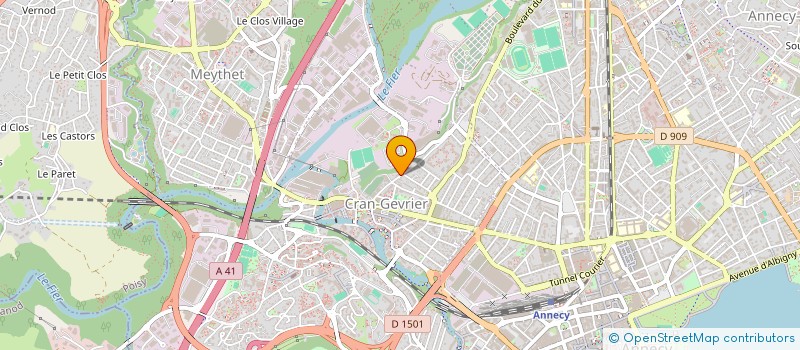 localisation de l'entreprise MADAME SOLENE MEDINA à ANNECY