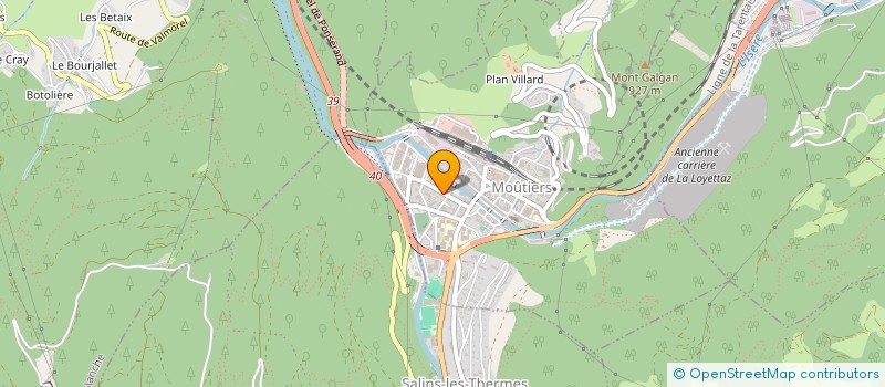 localisation de l'entreprise MADAME SOLENE MENEGAUX  PASSY