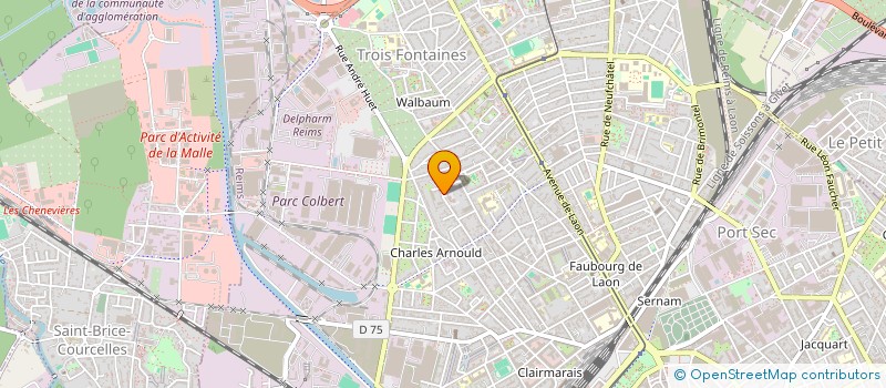 localisation de l'entreprise MADAME SOLENE MICHELIN  REIMS