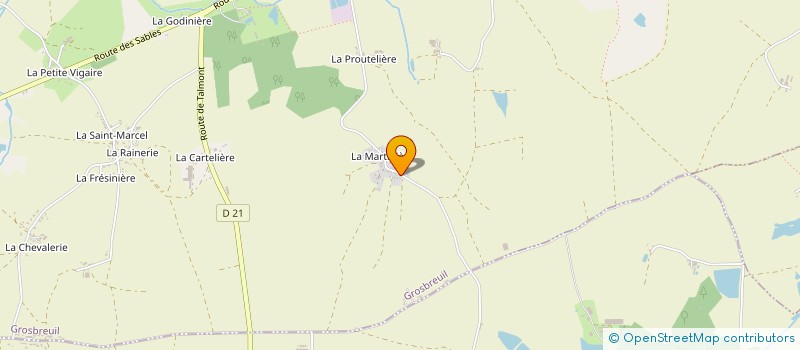 localisation de l'entreprise MADAME SOLENE MILCENT  GROSBREUIL