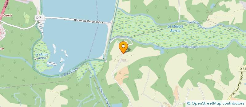 localisation de l'entreprise MADAME SOLENE MILZA  SAINT-ANDRE-DE-SEIGNANX