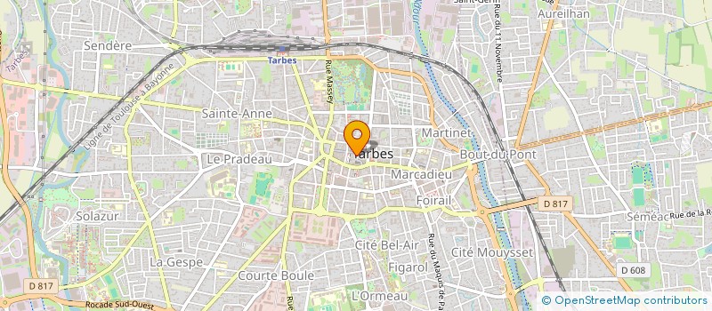 localisation de l'entreprise MADAME SOLENE MOINET  TARBES