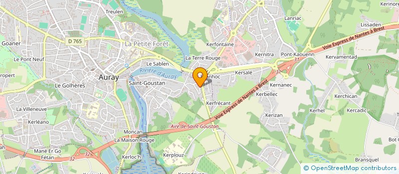 localisation de l'entreprise MADAME SOLENE MORIOU à AURAY