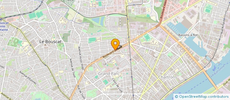 localisation de l'entreprise MADAME SOLENE MOUCHET  LE BOUSCAT