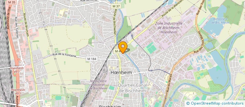 localisation de l'entreprise MADAME SOLENE MUKELENGE N'KOY  HNHEIM