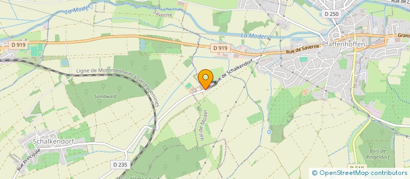 localisation de l'entreprise MADAME SOLENE MULLER  BRUMATH