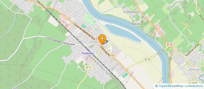 localisation de l'entreprise MADAME SOLENE NARBOT  PODENSAC