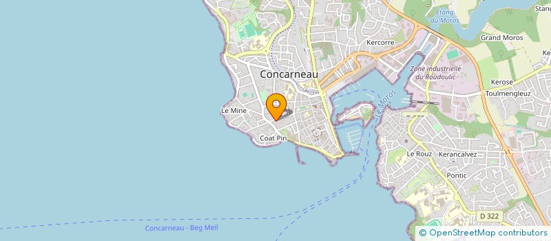 localisation de l'entreprise MADAME SOLENE ORTIZ-GARCIA à CONCARNEAU
