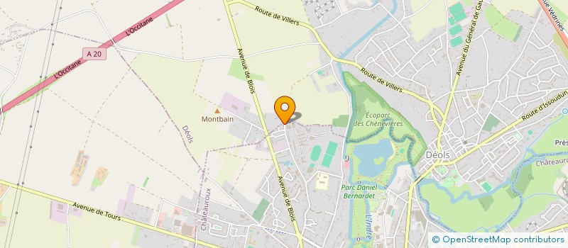 localisation de l'entreprise MADAME SOLENE PAILLOUX  DEOLS