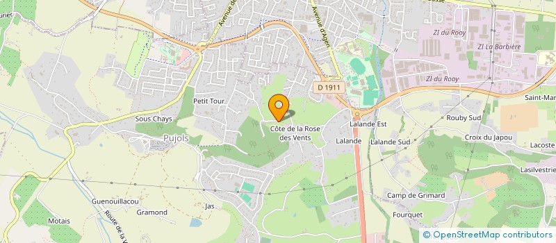 localisation de l'entreprise MADAME SOLENE PASSARD  PUJOLS